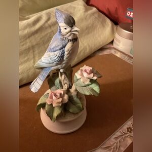 Vintage Royal Crown Blue Jay Figurine made in Japan